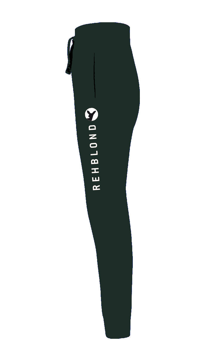 Label Schrift – Jogger schwarz (feminin)