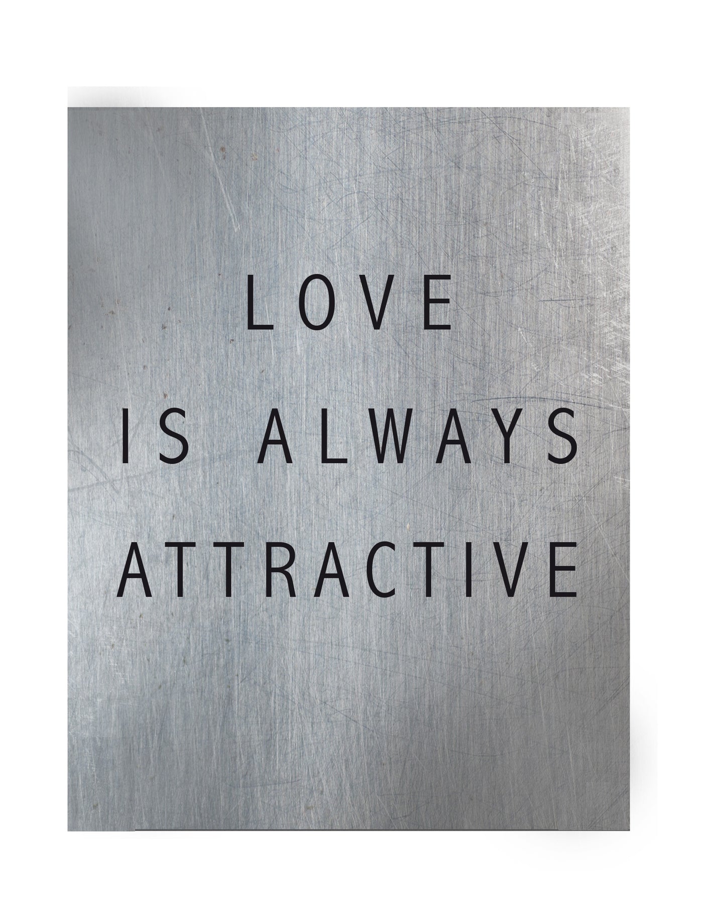 Love is always attractive – Bio Hoodie (Unisex)