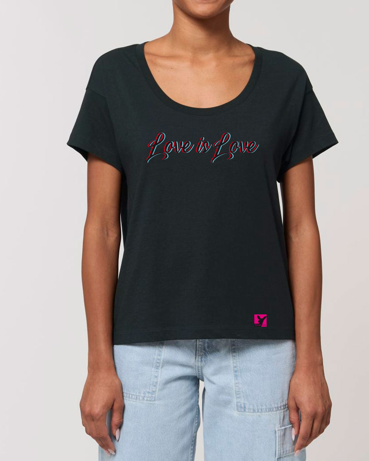 Love is Love pink– T-Shirt (feminin)