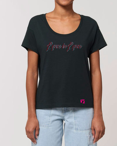 Love is Love pink– T-Shirt (feminin)