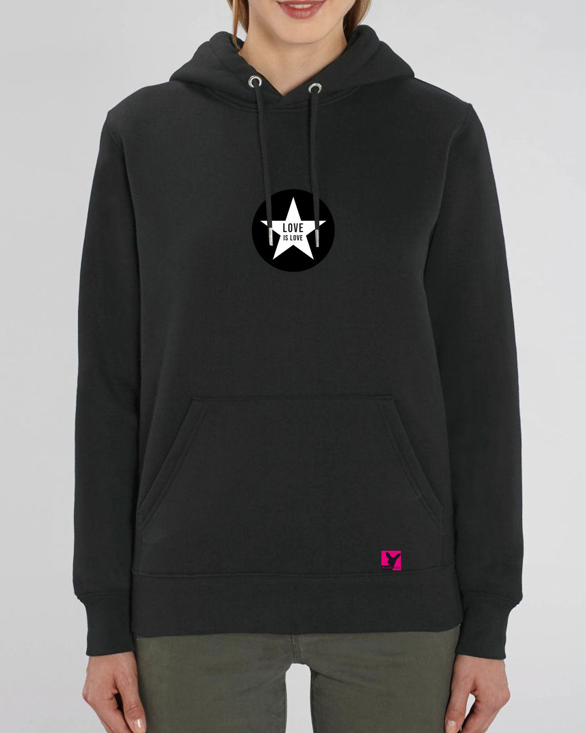 Love is Love Stern – Bio Hoodie (Unisex)