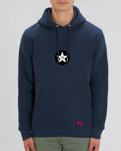 Love ist Love Stern – Bio Hoodie (Unisex)