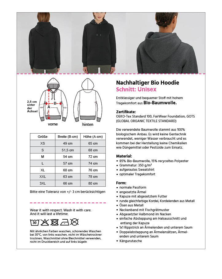 Pride 3 – Bio Hoodie (Unisex)