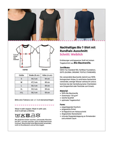 Pride Print– Bio T-Shirt (feminin)