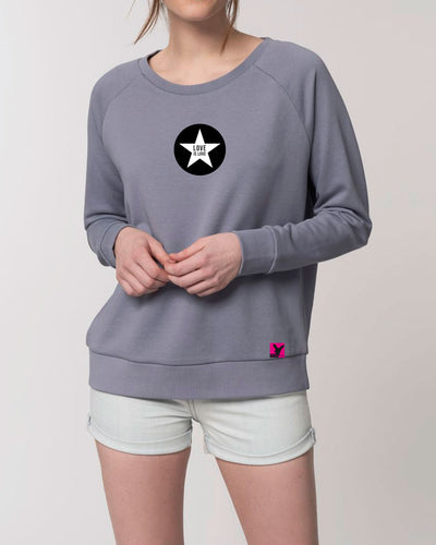 Love is Love Stern – Bio Sweatshirt (feminin)