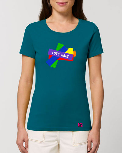 Love Vibes – Bio T-Shirt (feminin)