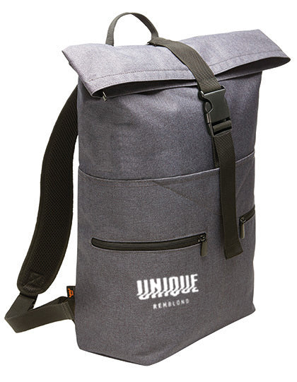 Unique Label – stylischer Rucksack grau