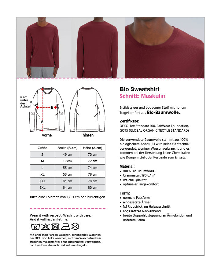 Pride 2 – Bio Sweatshirt (maskulin)