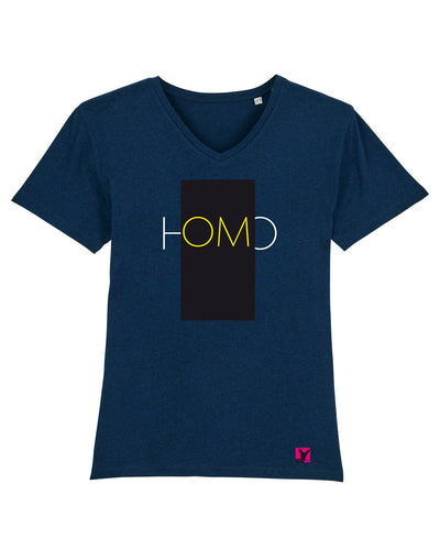 Homo-Yellow-Herren-Shirt-Black_Heather_Blue