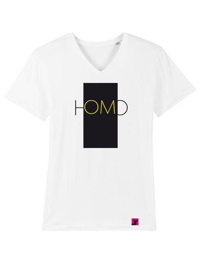 Homo-Yellow-Herren-Shirt-White