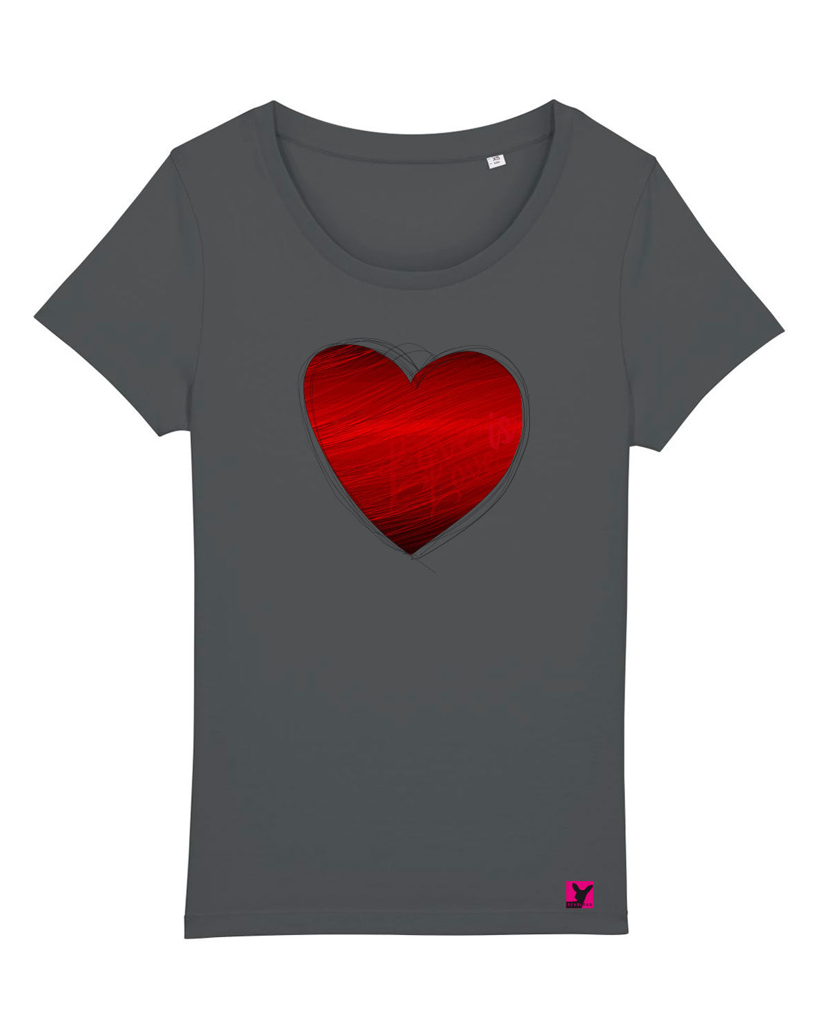 Herz Pride– Bio T-Shirt (feminin)