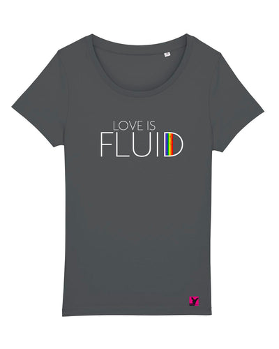 Love-is-fluid-Shirt-Damen