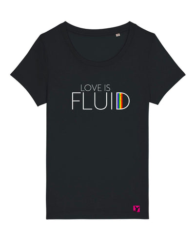 Love-is-fluid-Shirt-Damen