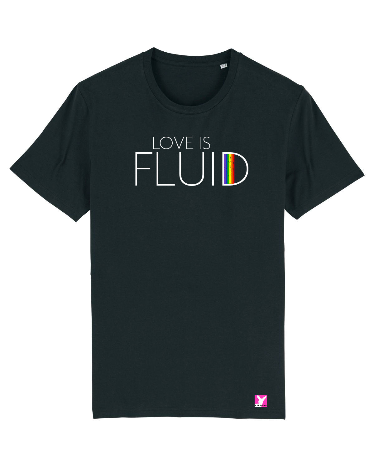 Love-is-fluid-Shirt-Herren_Black