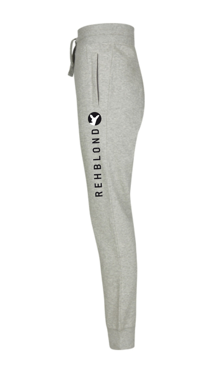 Label Schrift – Jogger grau Black (feminin)