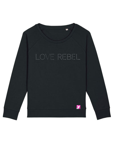 Queer-LSBTI-Pride-CSD_Gay-Bio-Damen-Sweatshirt-Dazzler_Black