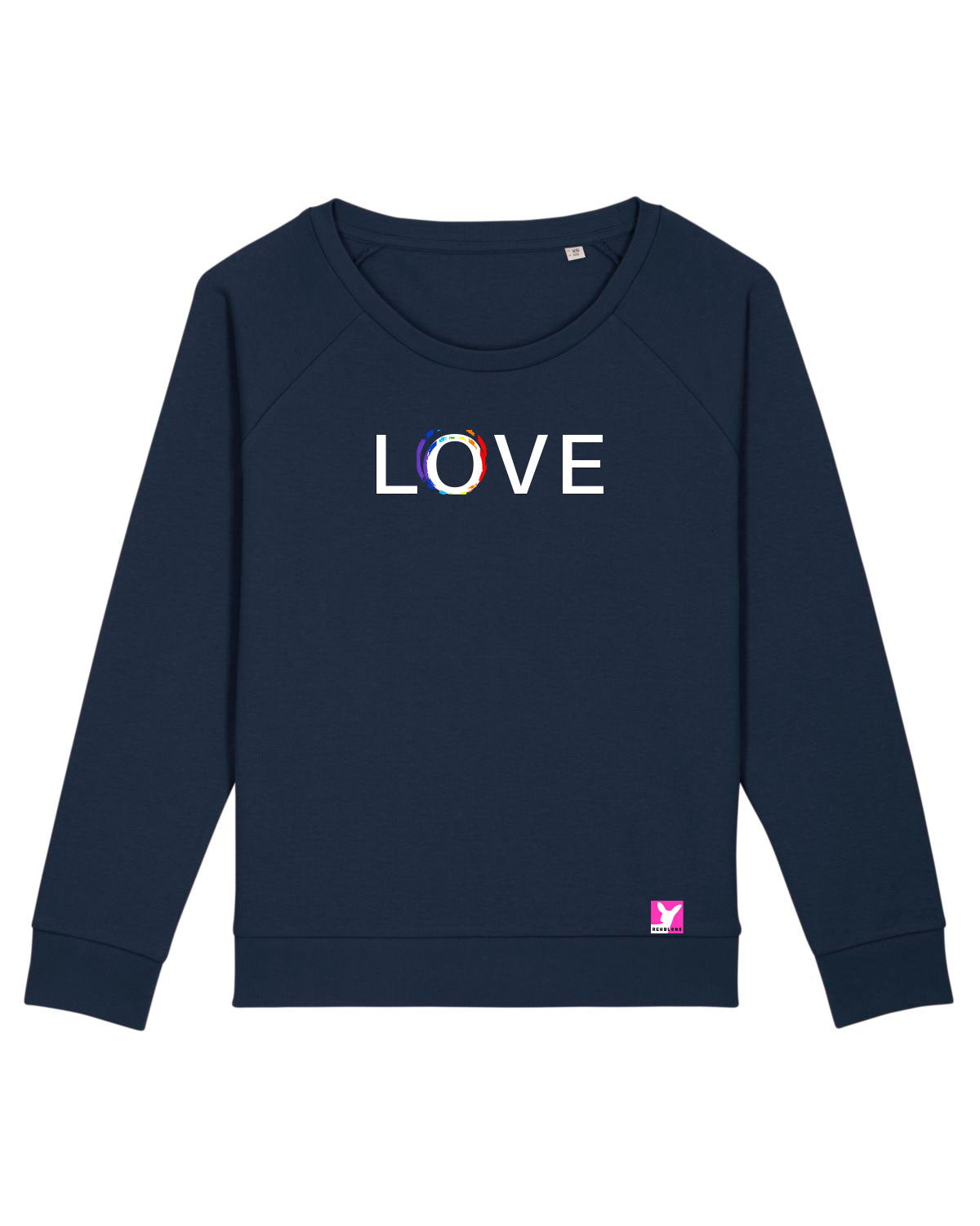 Queer-LSBTI-Pride-CSD_Gay-Bio-Damen-Sweatshirt-Dazzler_French_Navy