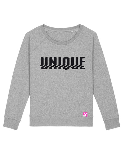 Queer-LSBTI-Pride-CSD_Gay-Bio-Damen-Sweatshirt-Dazzler_Heather_Grey