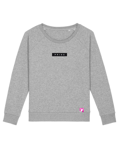 Queer-LSBTI-Pride-CSD_Gay-Bio-Damen-Sweatshirt-Dazzler_Heather_Grey