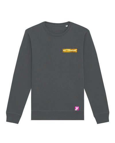 Queer-LSBTI-Pride-CSD_Gay-Bio-Damen-Sweatshirt-Roller_Anthracite_