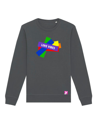 Queer-LSBTI-Pride-CSD_Gay-Bio-Damen-Sweatshirt-Roller_Anthracite