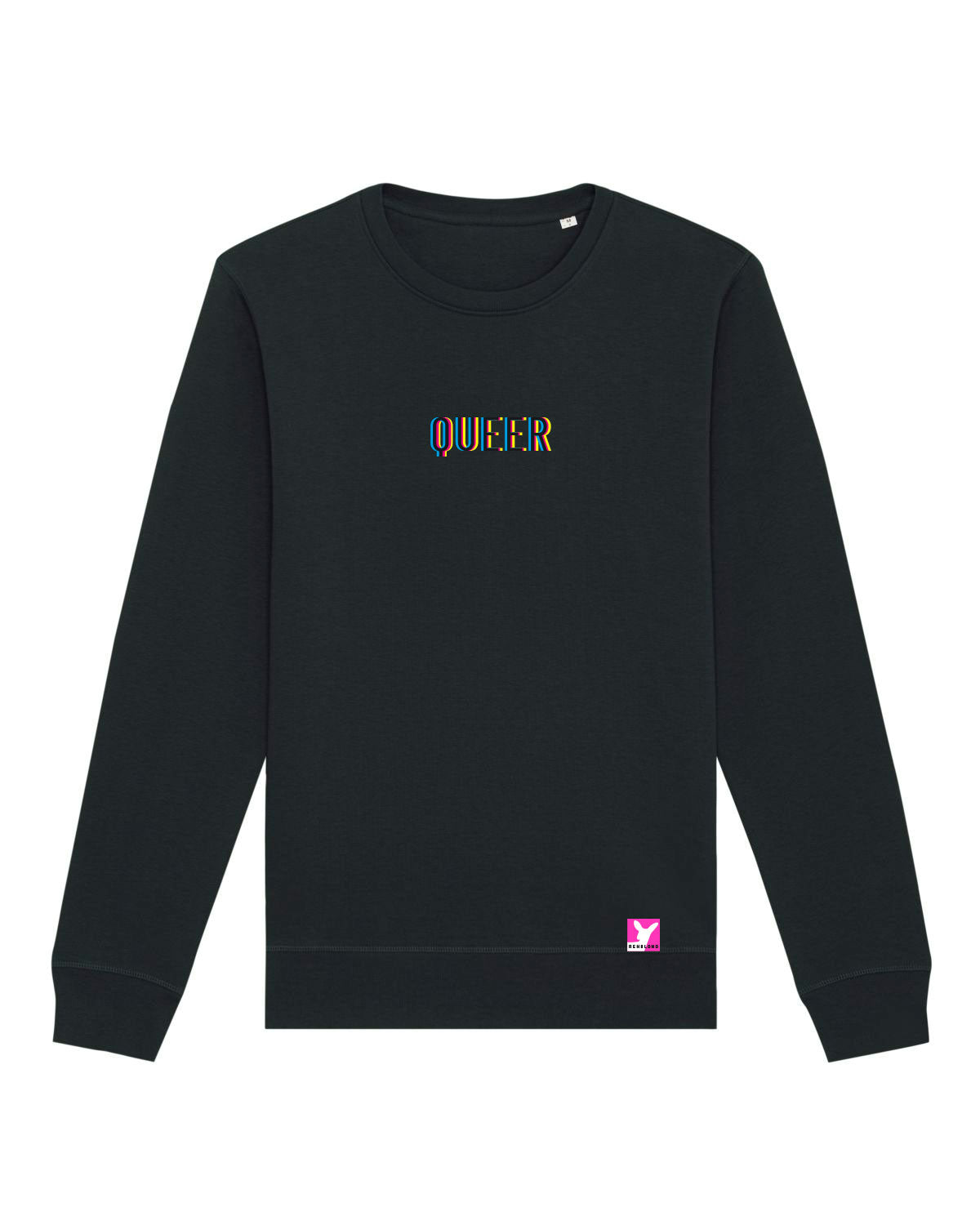 Queer-LSBTI-Pride-CSD_Gay-Bio-Damen-Sweatshirt-Roller_Black