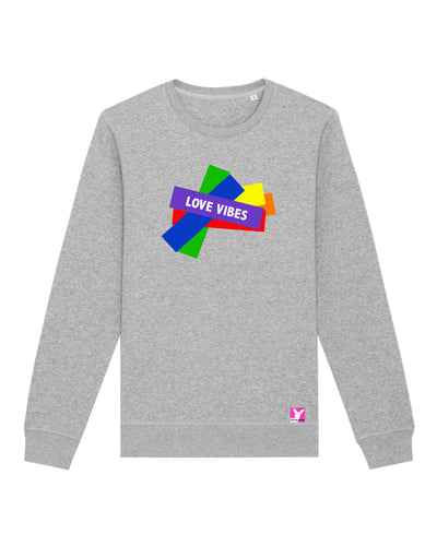 Queer-LSBTI-Pride-CSD_Gay-Bio-Damen-Sweatshirt-Roller_Heather_Grey