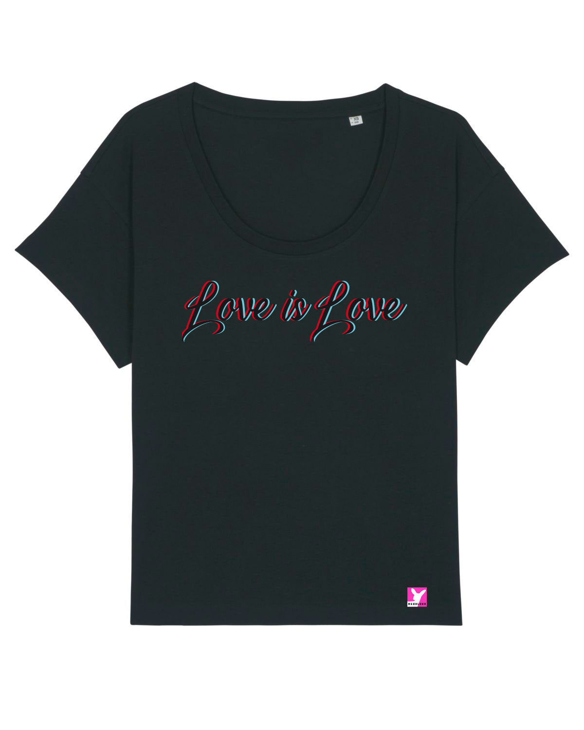 Queer-LSBTI-Pride-CSD_Gay-Bio-Damen-TShirt-Chiller_Black