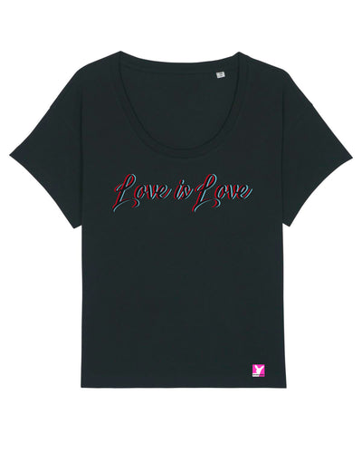 Queer-LSBTI-Pride-CSD_Gay-Bio-Damen-TShirt-Chiller_Black
