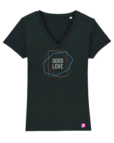 Queer-LSBTI-Pride-CSD_Gay-Bio-Damen-TShirt-Evoker_Black
