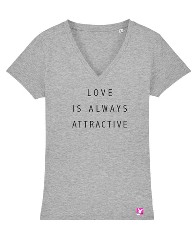 Queer-LSBTI-Pride-CSD_Gay-Bio-Damen-TShirt-Evoker_Heather_Grey