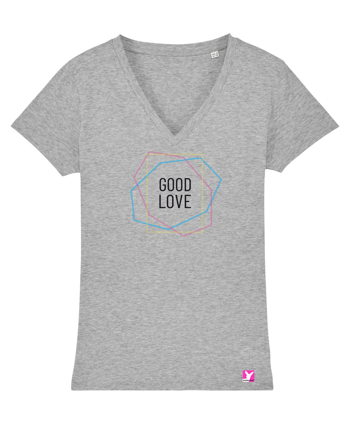 Queer-LSBTI-Pride-CSD_Gay-Bio-Damen-TShirt-Evoker_Heather_Grey