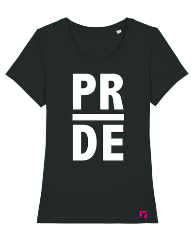 Queer-LSBTI-Pride-CSD_Gay-Bio-Damen-TShirt-Expresser_Black