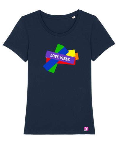 Queer-LSBTI-Pride-CSD_Gay-Bio-Damen-TShirt-Expresser_French_Navy