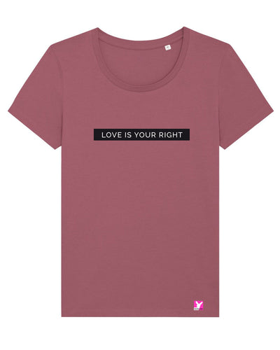 Queer-LSBTI-Pride-CSD_Gay-Bio-Damen-TShirt-Expresser_Hibiscus_Rose