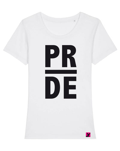 Queer-LSBTI-Pride-CSD_Gay-Bio-Damen-TShirt-Expresser_White