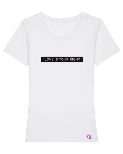 Queer-LSBTI-Pride-CSD_Gay-Bio-Damen-TShirt-Expresser_White
