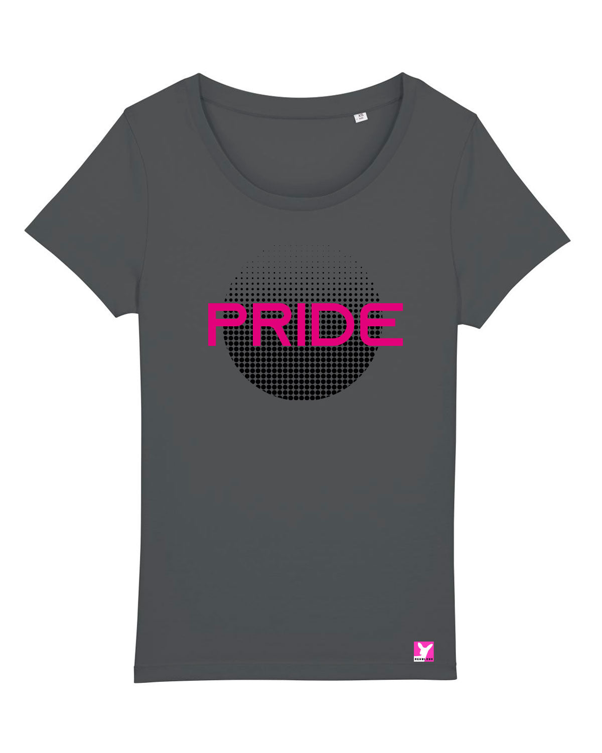 Queer-LSBTI-Pride-CSD_Gay-Bio-Damen-TShirt-Jazzer_Anthracite
