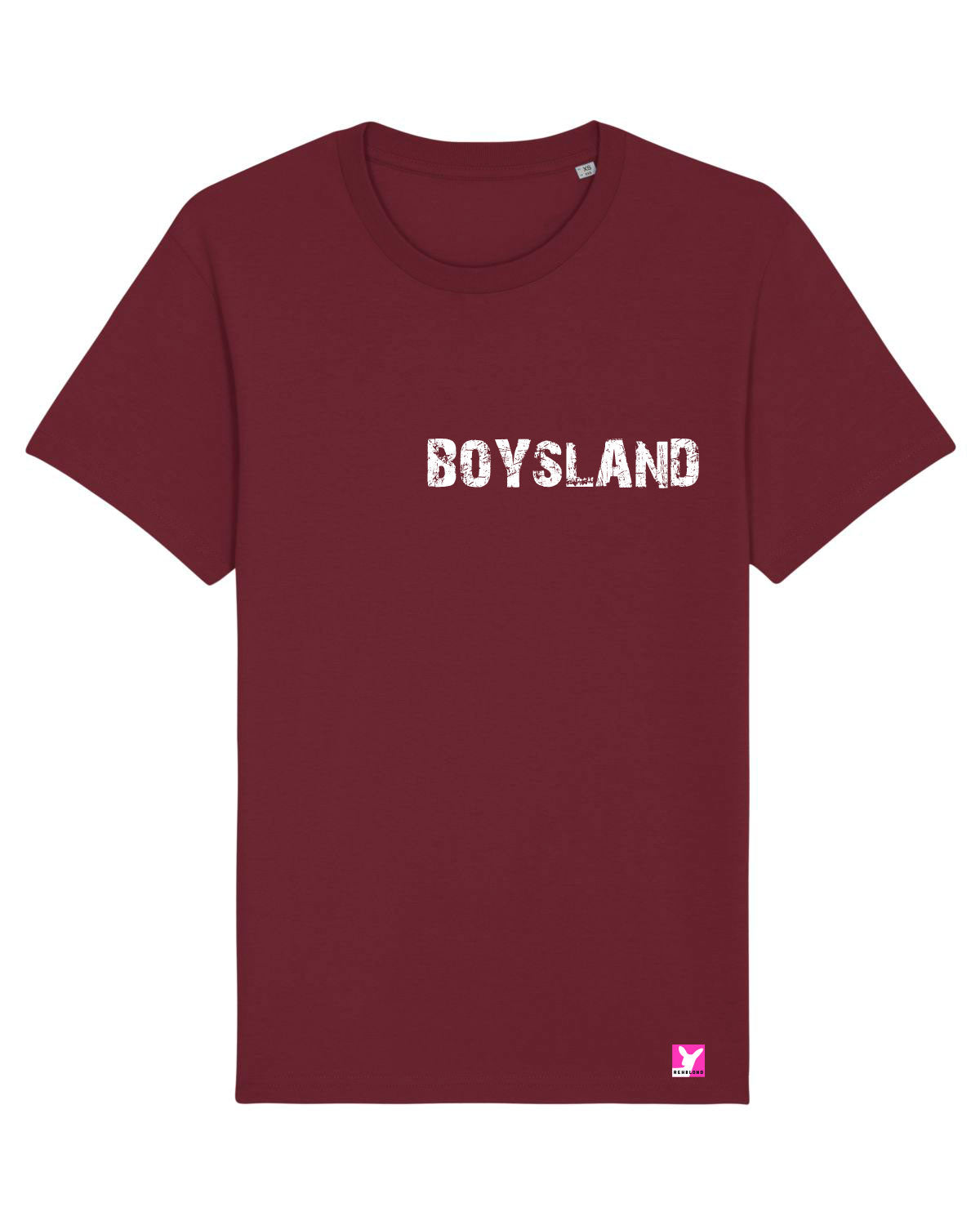 Queer-LSBTI-Pride-CSD_Gay-Bio-Damen-TShirt-Rocker_Burgundy