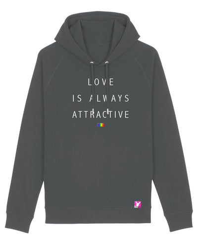 Love is always attractive 2 – Bio Hoodie (Unisex)
