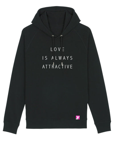 Love is always attractive – Bio Hoodie (Unisex)
