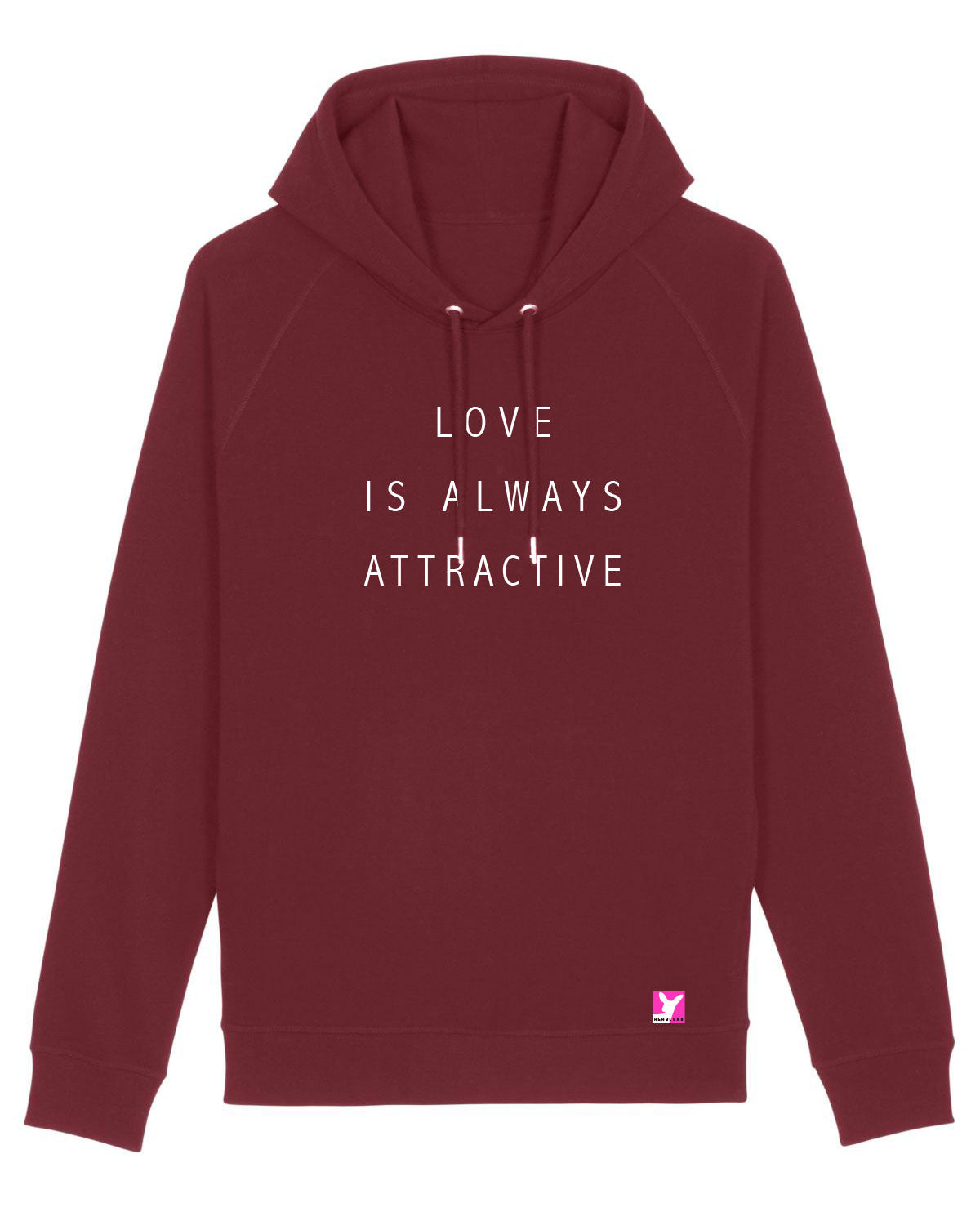 Love is always attractive – Bio Hoodie (Unisex)