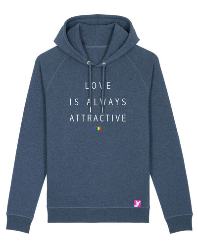 Love is always attractive 2 – Bio Hoodie (Unisex)