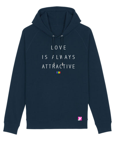 Love is always attractive 2 – Bio Hoodie (Unisex)