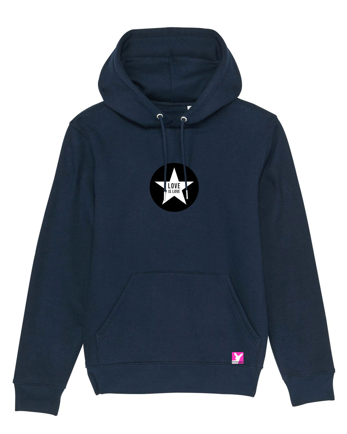 Love ist Love Stern – Bio Hoodie (Unisex)