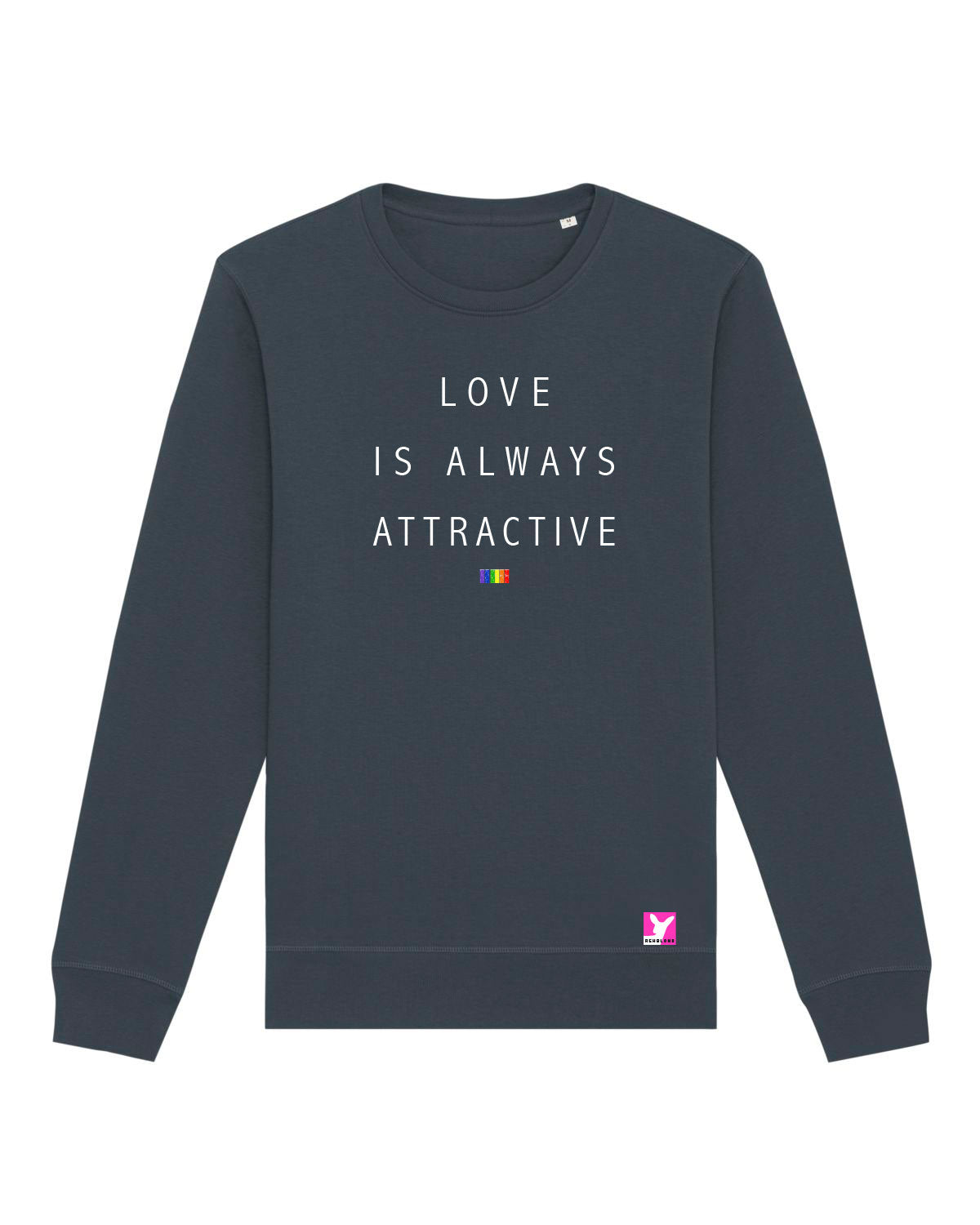 Love is always attractive 2 – Bio Sweatshirt (Unisex)