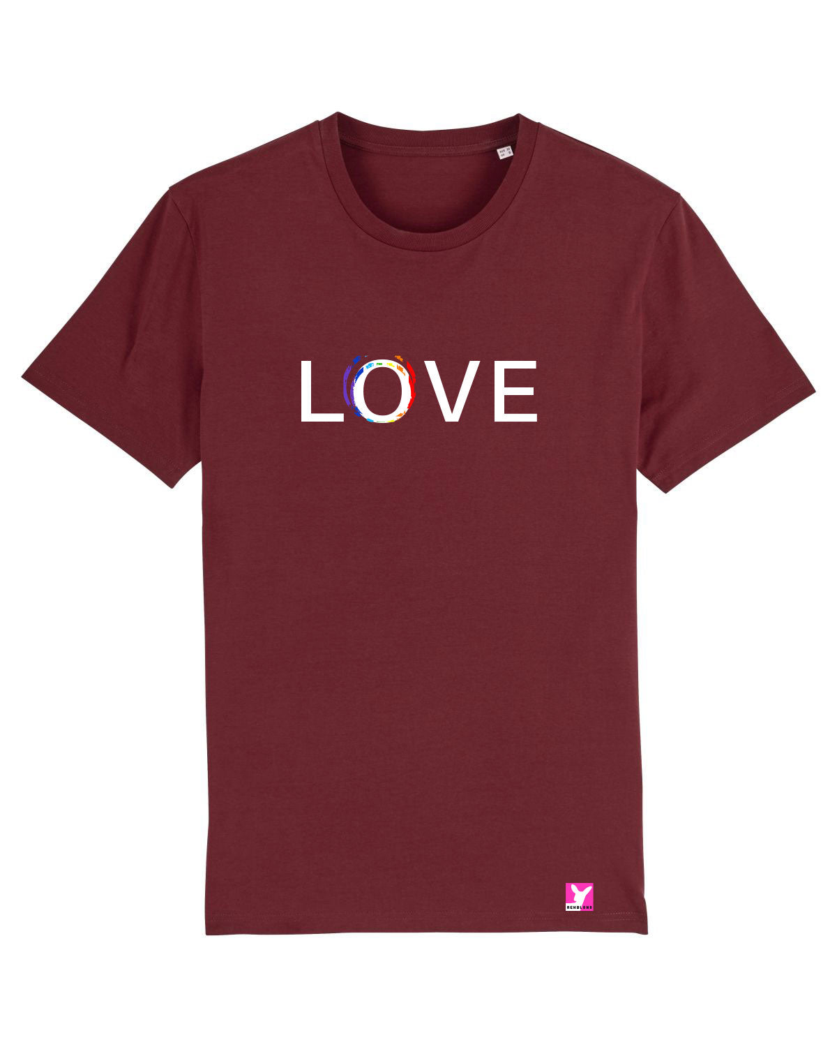 Queer-LSBTI-Pride-CSD_Gay-Bio-Herren-TShirt-Creator_Burgundy