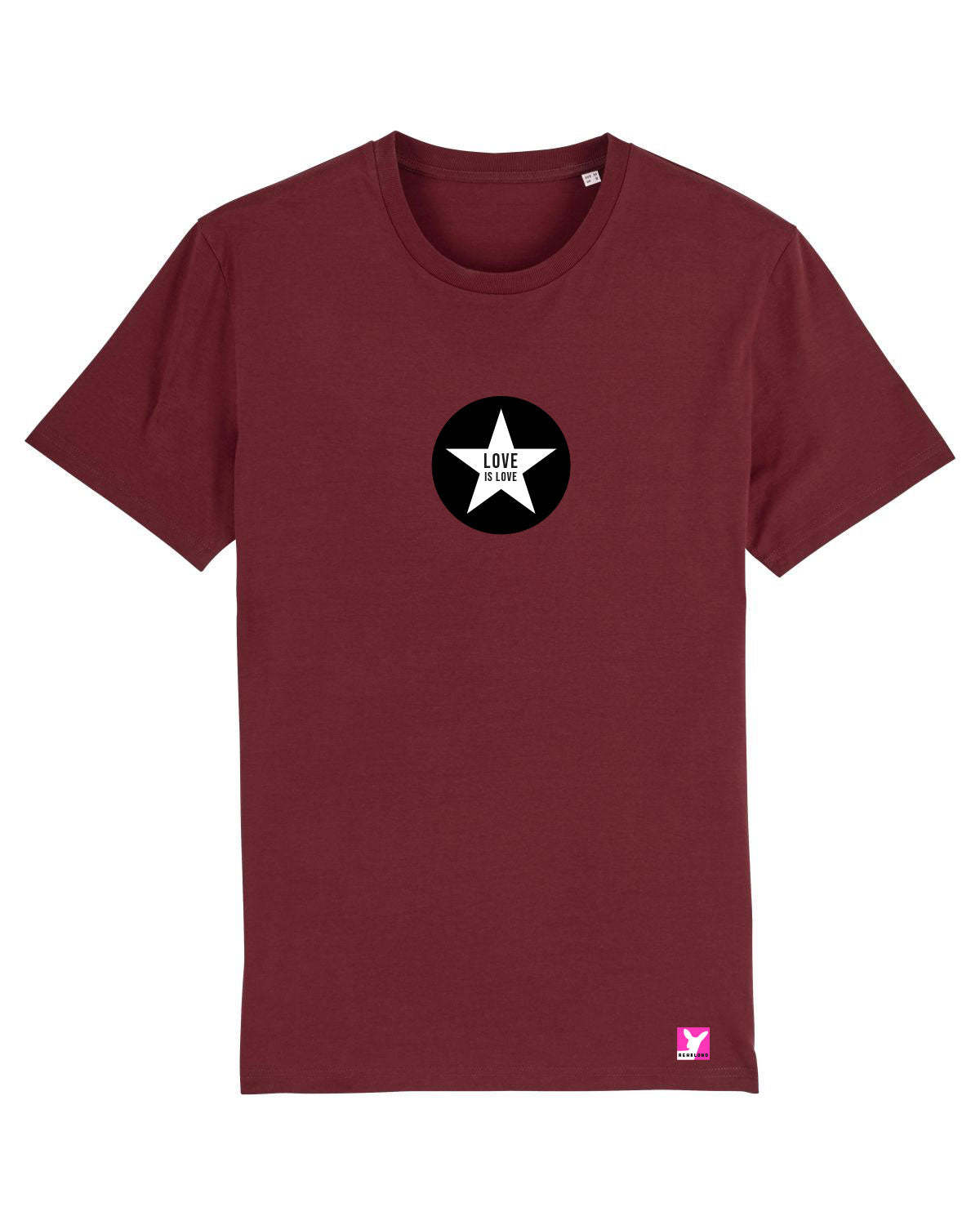 Queer-LSBTI-Pride-CSD_Gay-Bio-Herren-TShirt-Creator_Burgundy
