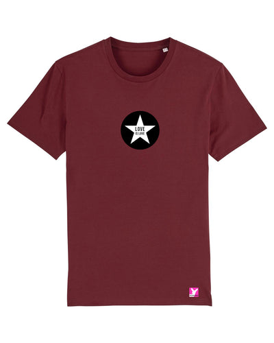 Queer-LSBTI-Pride-CSD_Gay-Bio-Herren-TShirt-Creator_Burgundy