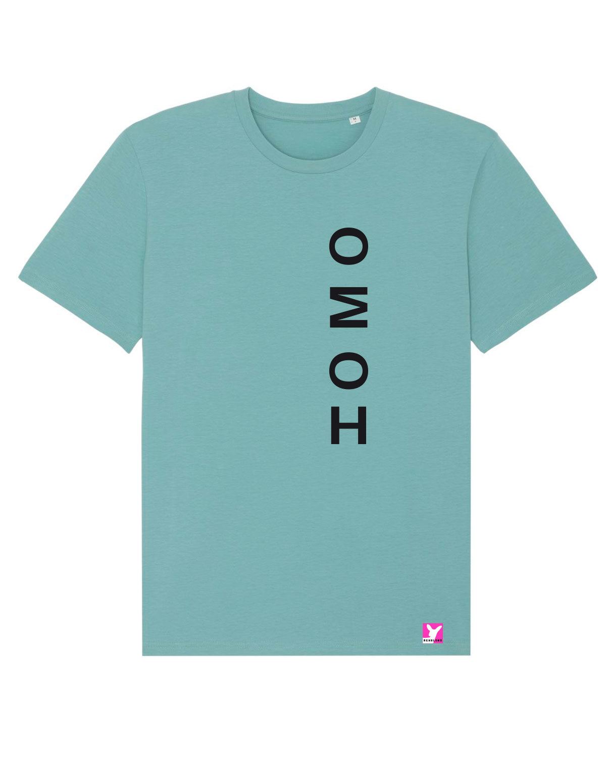 Queer-LSBTI-Pride-CSD_Gay-Bio-Herren-TShirt-Creator_Teal_Monstera